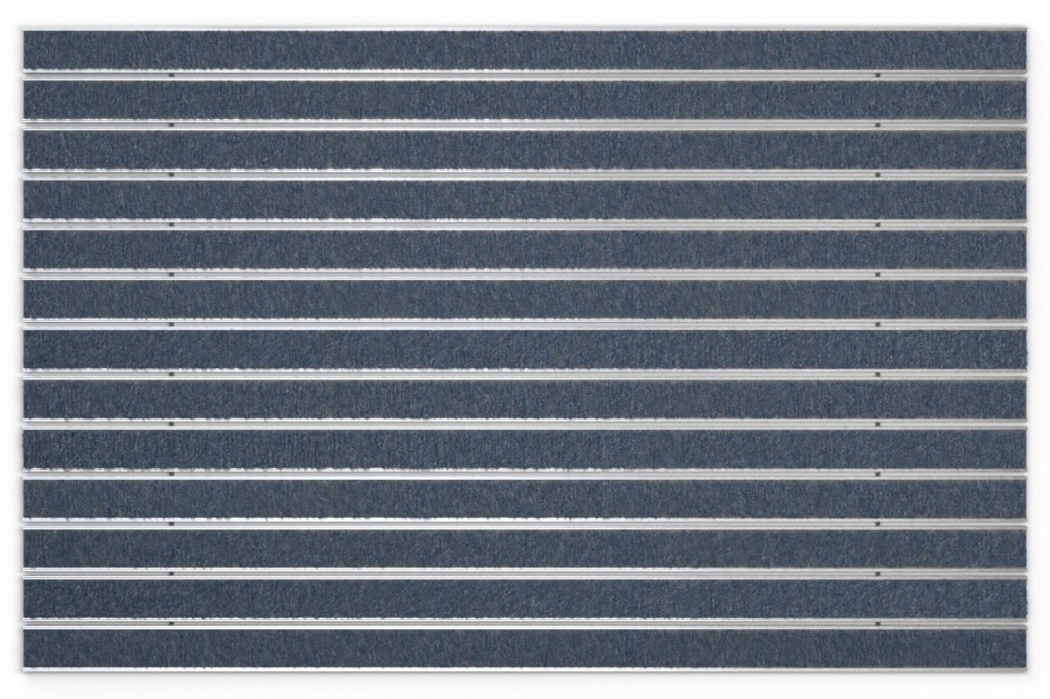 Top-Ansicht von Aluprofilmatte ROYAL Rips T06PP blau/grau - Entrada