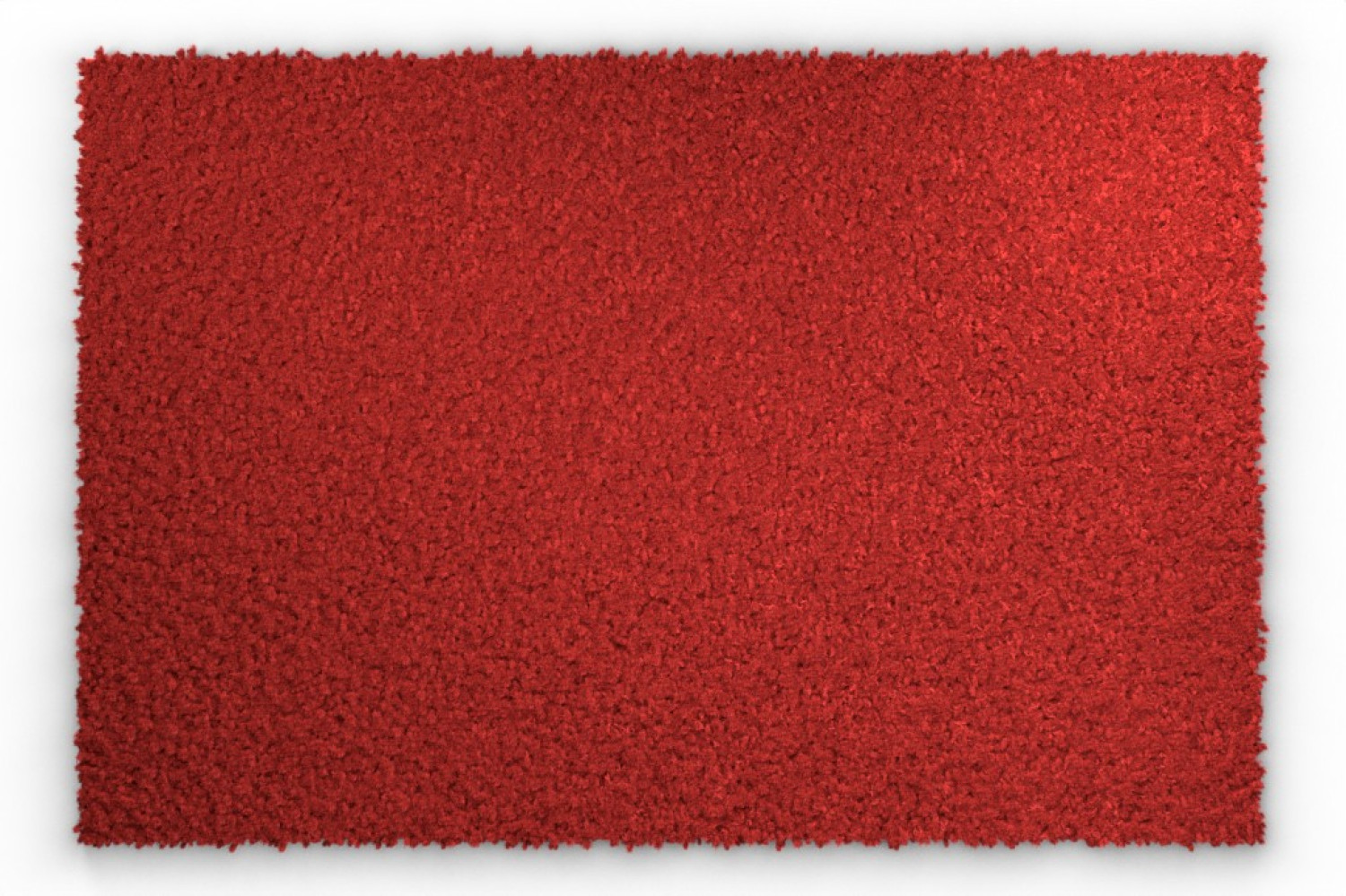 Top-Ansicht von Kokosmatte rot 80 cm - Entrada