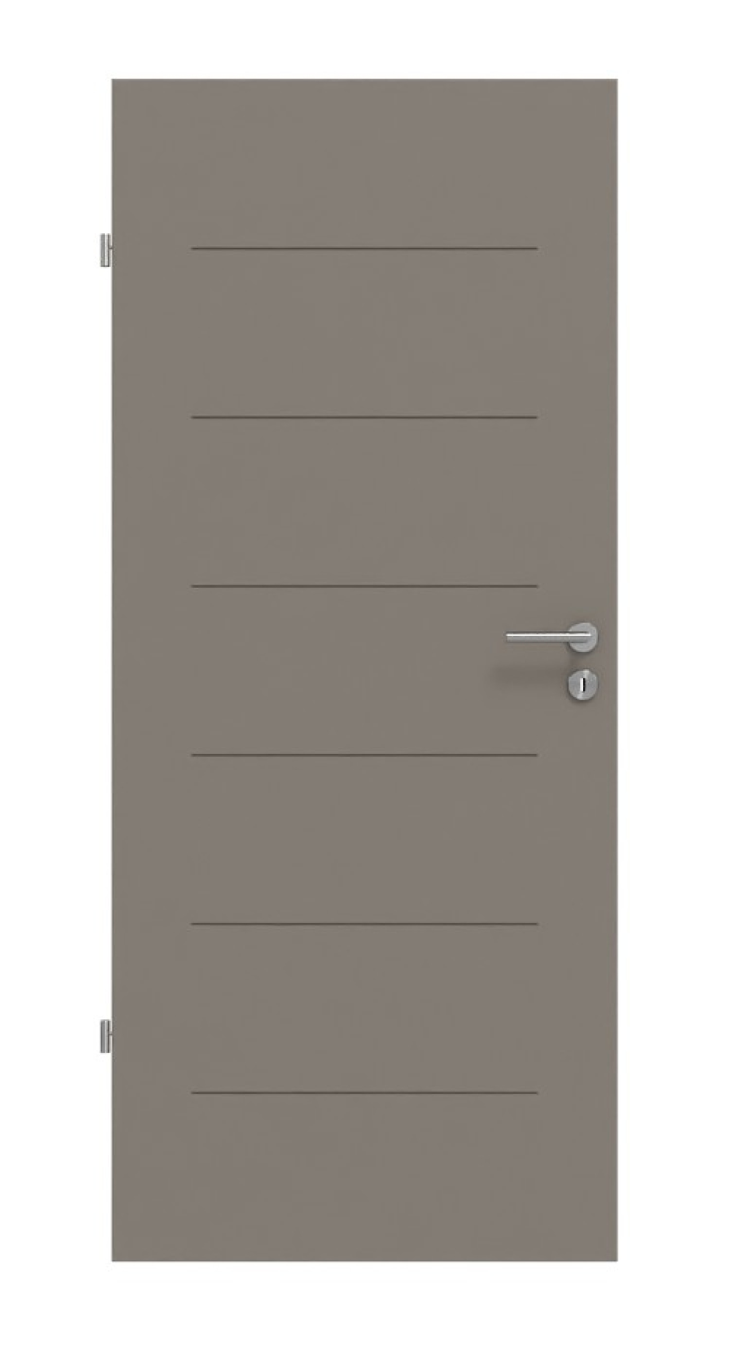 HÖRMANN Innentür Groove 11 Taupe RAL 7048 Lack DesignLine