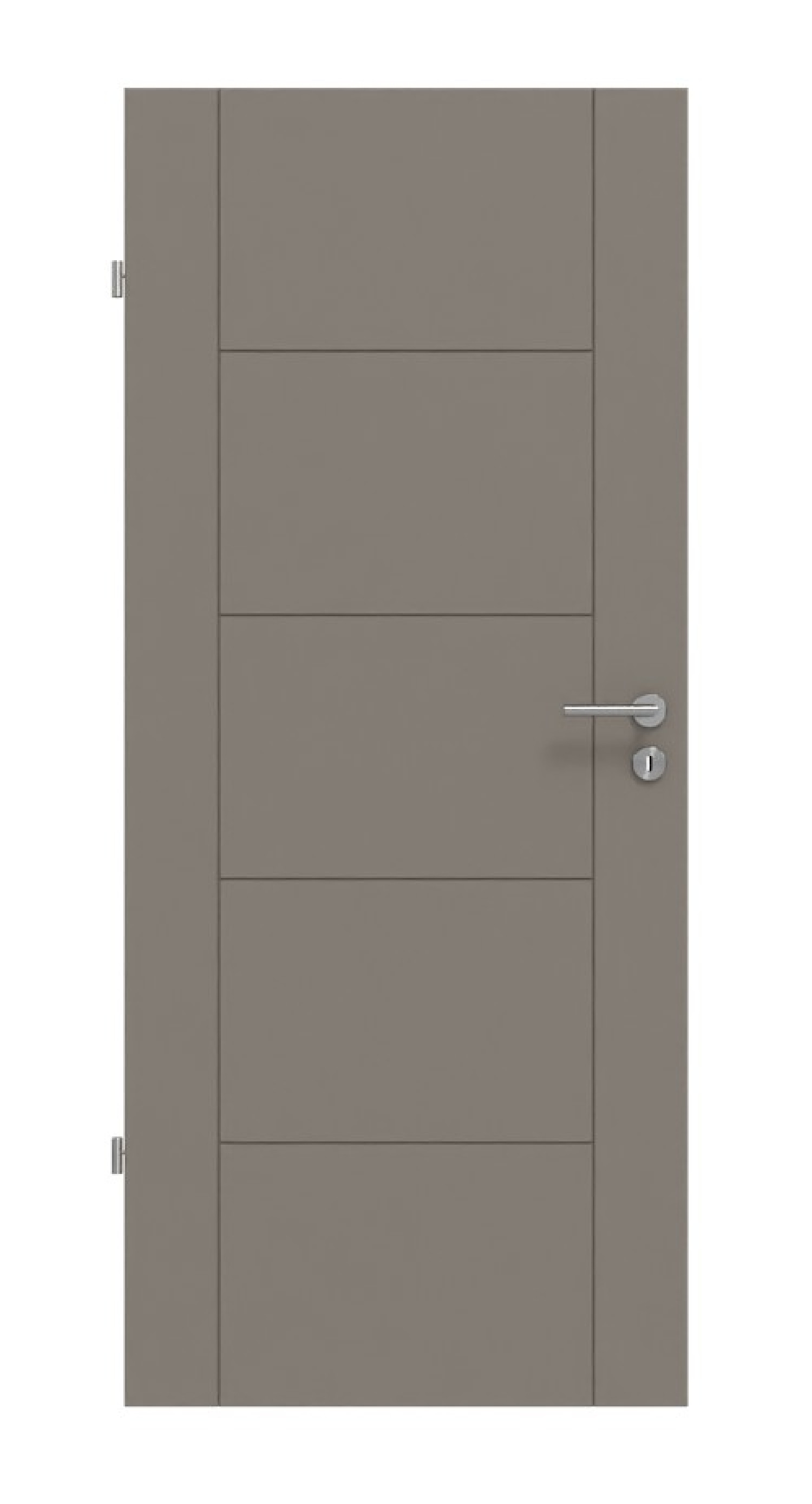 HÖRMANN Innentür Groove 13 Taupe RAL 7048 Lack DesignLine