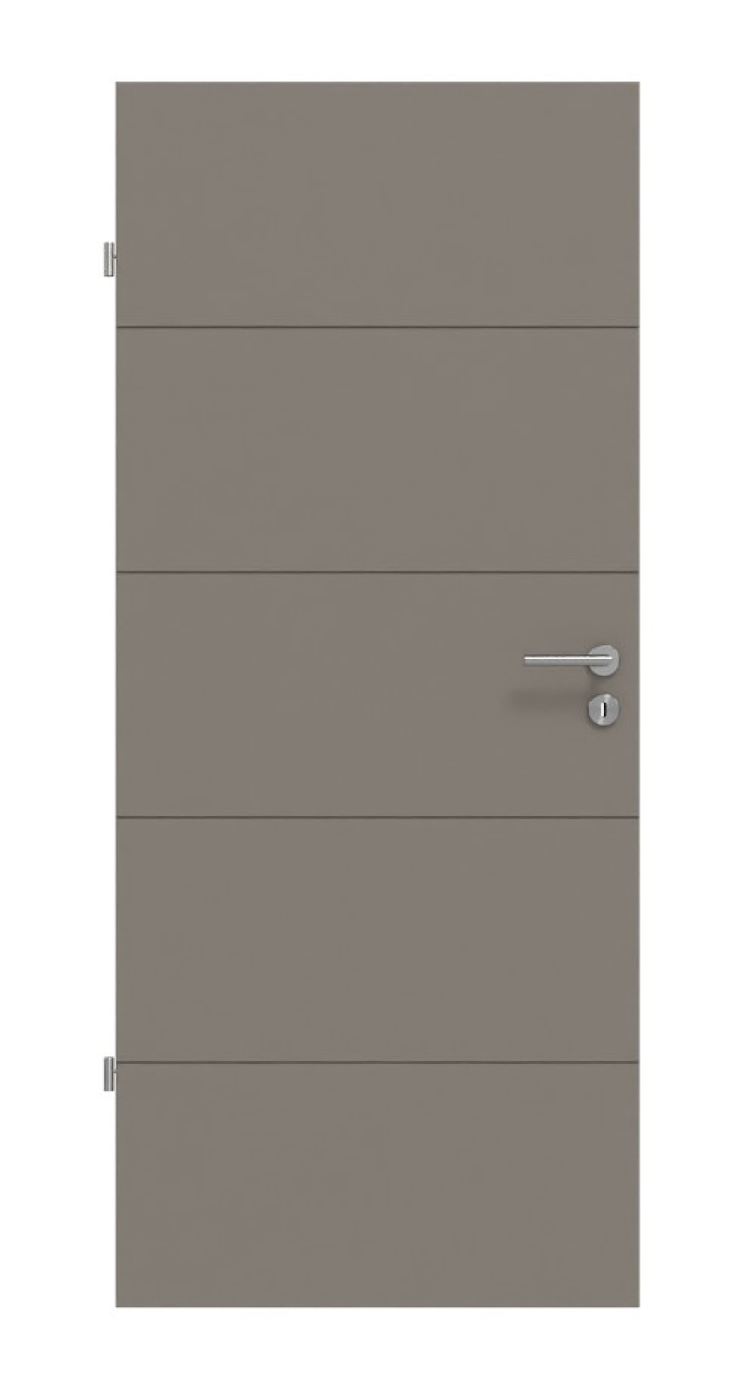 HÖRMANN Innentür Groove 15 Taupe RAL 7048 Lack DesignLine