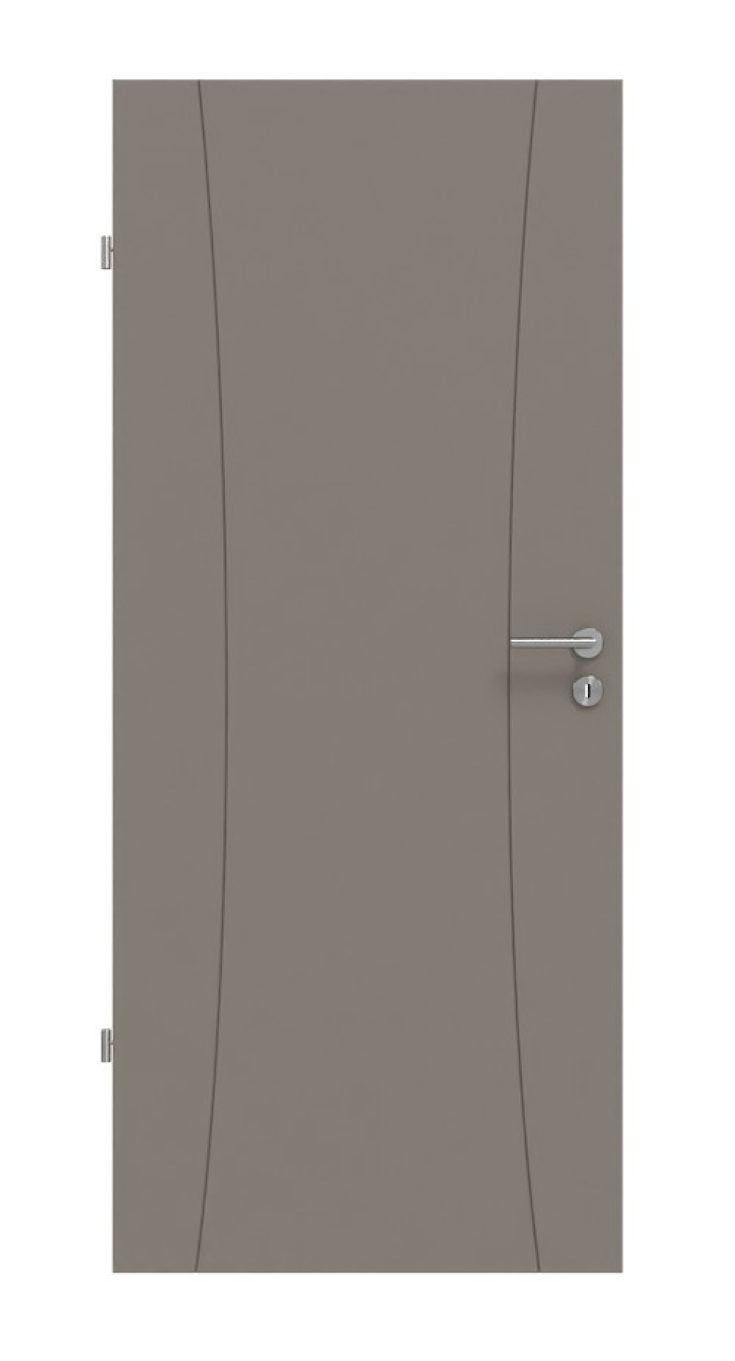 HÖRMANN Innentür Groove 20 Taupe RAL 7048 Lack DesignLine