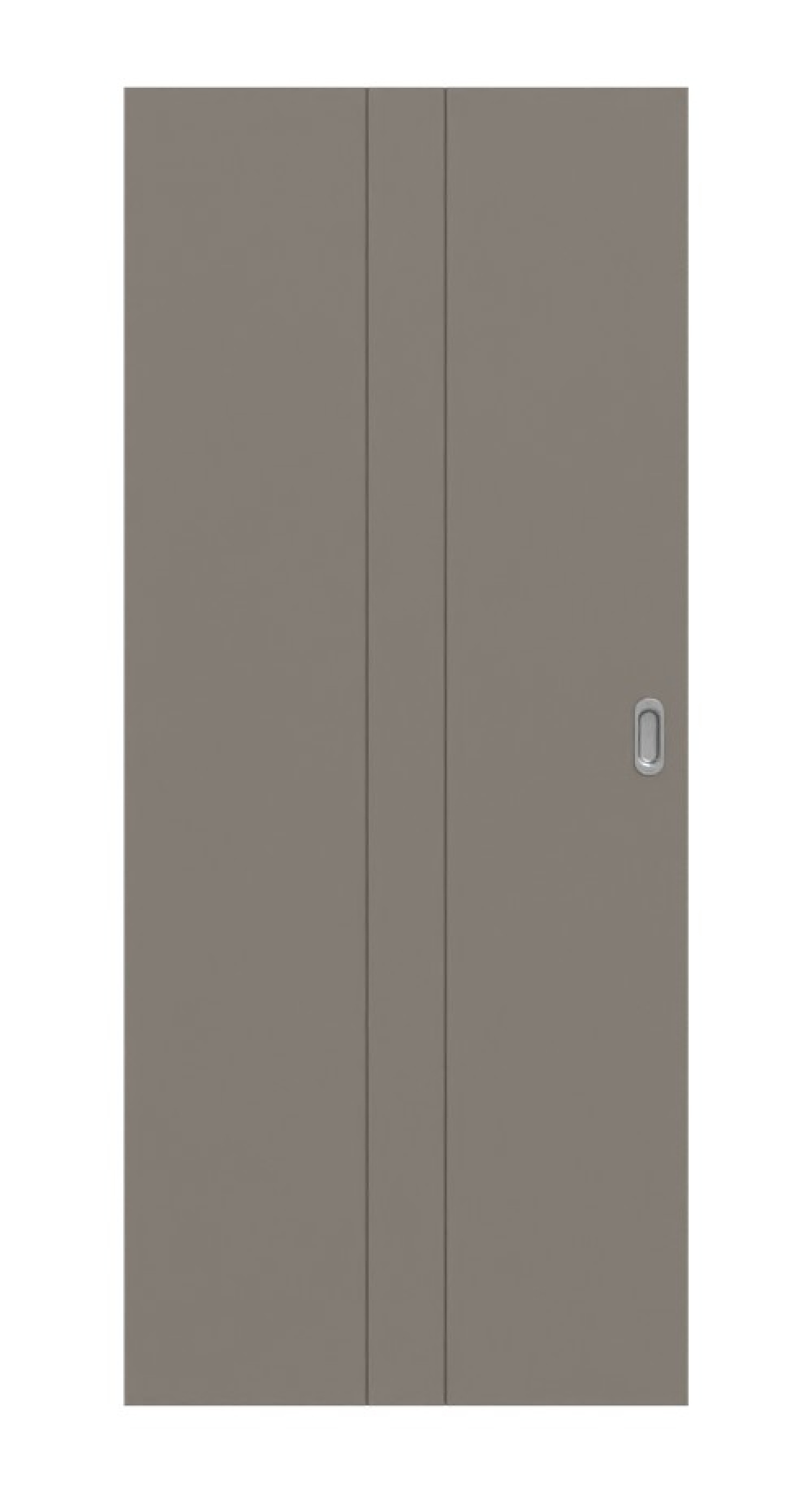 HÖRMANN Schiebetür Groove 23 Taupe RAL 7048 Lack DesignLine