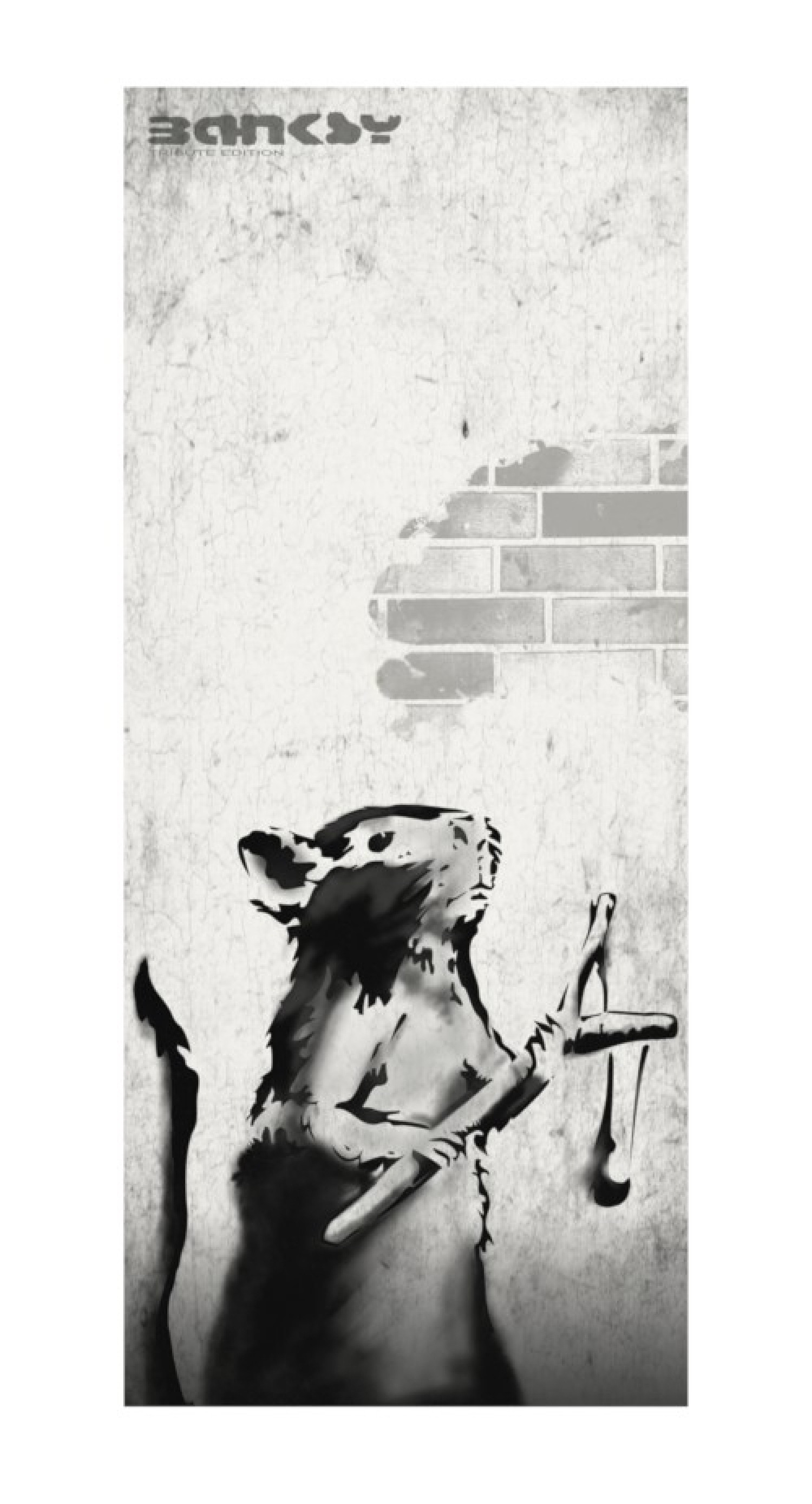 Ratte mit Schleuder - Banksy Style 1