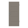 HÖRMANN Wohnungseingangstür Groove 14 Taupe RAL 7048 Lack DesignLine