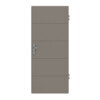 HÖRMANN Wohnungseingangstür Groove 15 Taupe RAL 7048 Lack DesignLine