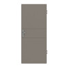 HÖRMANN Wohnungseingangstür Groove 29 Taupe RAL 7048 Lack DesignLine