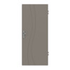 HÖRMANN Wohnungseingangstür Groove 51 Taupe RAL 7048 Lack DesignLine