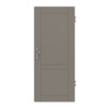 HÖRMANN Wohnungseingangstür Groove 92 Taupe RAL 7048 Lack DesignLine