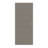 HÖRMANN Schiebetür Groove 11 Taupe RAL 7048 Lack DesignLine