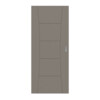 HÖRMANN Schiebetür Groove 22 Taupe RAL 7048 Lack DesignLine