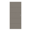 HÖRMANN Schiebetür Groove 27 Taupe RAL 7048 Lack DesignLine