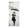 Girl with the Umbrella eigene Innentür - Banksy Style