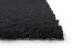 Schräge Detailansicht von Kokosmatte schwarz 007 80 cm - Entrada