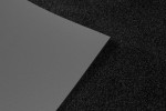 Detailansicht von Ober- und Untermaterial von Fußmatte ColourLine 875 schwarz - Entrada