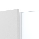 Detailansicht des Lichtausschnitts von Pure 1 Bandseite ProLine Duradecor Bütte Weiß Doppelflügeltür inkl. Zarge - Hörmann