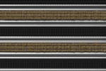 Detailaufnahme von Top-Ansicht von Aluprofilmatte KLASSIK Rips T10PP beige / Safe R01V schwarz - Entrada