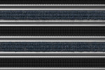 Detailaufnahme von Top-Ansicht von Aluprofilmatte KLASSIK Rips T06PP blau/grau / Safe R01V schwarz - Entrada