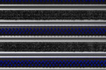 Detailaufnahme von Top-Ansicht von Aluprofilmatte KLASSIK Rips T01PP schwarz / Work B05 blau - Entrada
