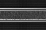 Detailaufnahme von Top-Ansicht von Aluprofilmatte ROYAL Rips T05PP grau / Safe R01V schwarz - Entrada