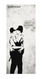 The Kiss - Banksy Style 1