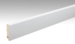 Neutrale, weiße Fußleiste Profil 15 MK (2380 x 16 x 60 mm) - MEISTER