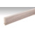 MEISTER Eiche Cremeweiße Echtholzfurnierte Sockelleiste Profil 15 MK (2380 x 16 x 60 mm)