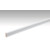 MEISTER Neutrale, weiße Sockelleiste Profil 6 (2380 x 6 x 25 mm) (streichfähig)