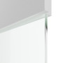 Detailansicht des Lichtausschnitts von Pure 2 quer Steel 80 ProLine Duradecor Bütte Weiß Innentür - Hörmann